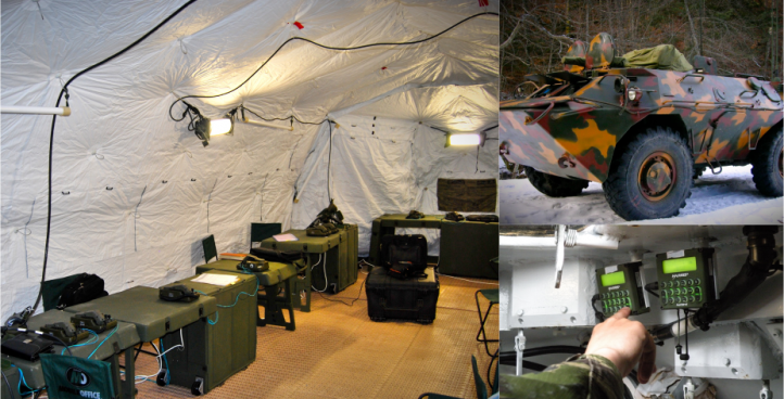 Tactical Operation Center for Mountaineers Battalion